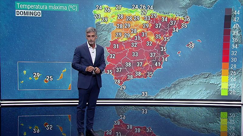 Temperaturas muy altas en el noreste peninsular, tercio sureste y Baleares - ver ahora