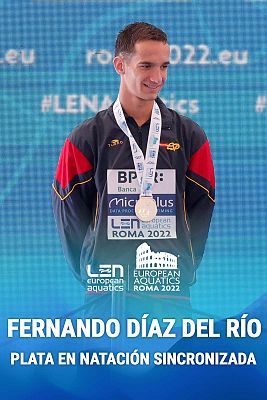 Fernando Díaz Del Río logra una nueva plata en natación sincronizada