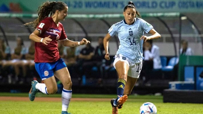 España golea a Costa Rica y se pone líder en el Mundial sub-20 femenino