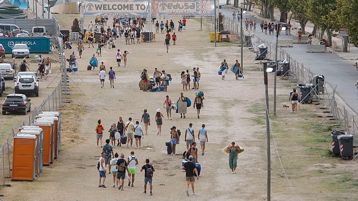 La Guardia Civil investiga las causas del derrumbe en el Medusa Festival