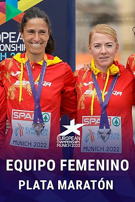 España gana la medalla de plata por equipos en el maratón femenino del Europeo de Atletismo