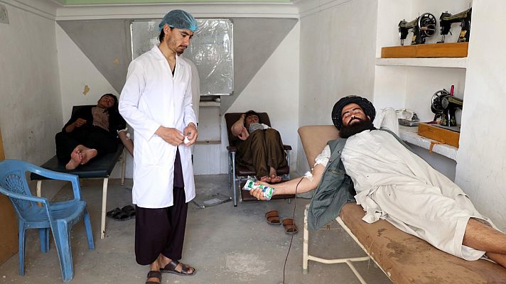 Telediario 1 - José Mas (MSF): "Los últimos doce meses no han hecho sino agravar las consecuencias que están viviendo los afganos"