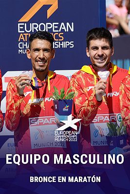 Telediario 1 - España gana una plata y un bronce en el maratón por equipos en Múnich