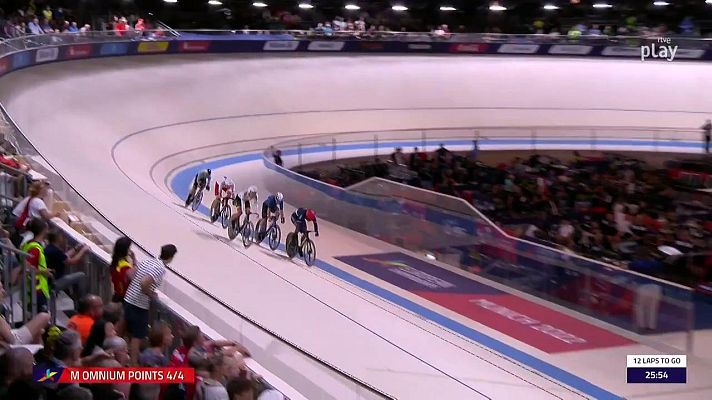 Ciclismo en pista | Sebastián Mora, bronce en ómnium en el Europeo de Múnich -- Ver ahora