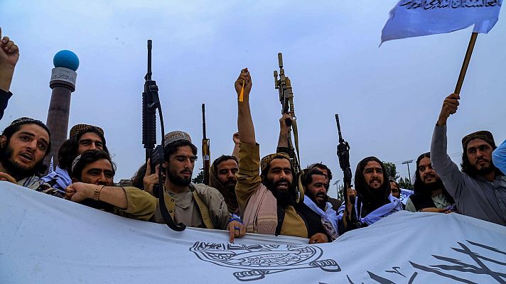 Telediario 2 - Afganistán, un año después: los refugiados siguen luchando para llevar a sus familias a Estados Unidos