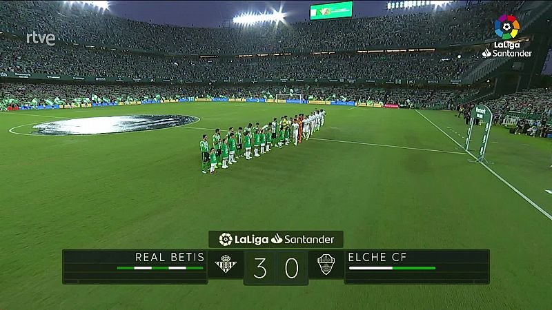 Betis - Elche: resumen del partido de la 1ª jornada Liga