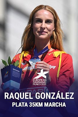 Campeonato de Europa 2022 - Raquel González, subcampeona de Europa en 35 kms marcha