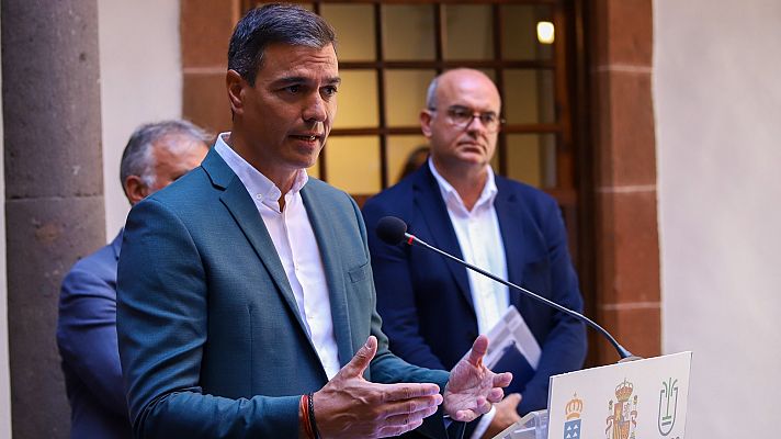 Telediario 1 - Sánchez confirma que pactó con Casado renovar el Poder Judicial e insta al PP que lo cumpla