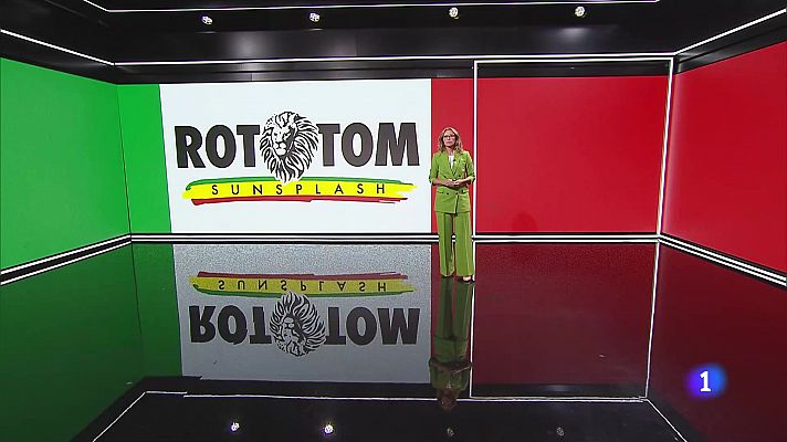 Telediario 1 - Arranca en Benicassim el Rototom, uno de los festivales de reggae más importantes del mundo
