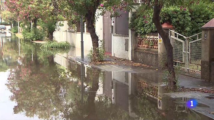 Dimecres de calamarsa i pluja intensa que deixa carrers anegats al Camp de Tarragona