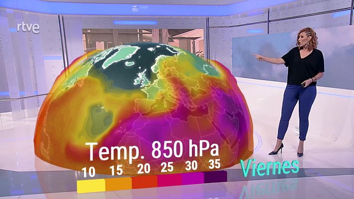 El tiempo - Precipitaciones localmente fuertes en Cataluña, Ibérica oriental, norte de la Comunidad Valencia y Cantábrico, donde también pueden ser persistentes