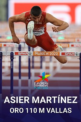 Asier Martínez, campeón de Europa de los 110 m vallas