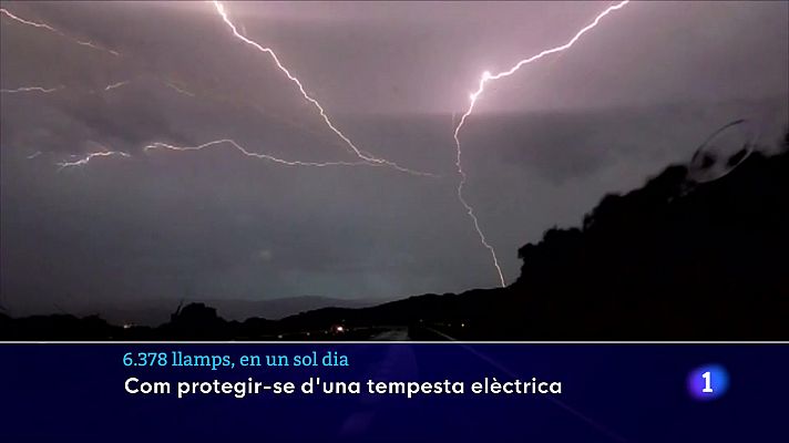 L'Informatiu - Un llamp deixa 8 ferits a Castelldefels