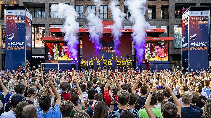 Telediario 2 - Utrech, lista para acoger la crono por equipos con la que arranca la Vuelta 2022