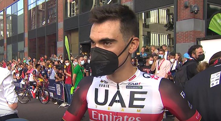  - Juan Ayuso (UAE Emirates): ''Más que presión es un orgullo que la afición quiera verme triunfar''