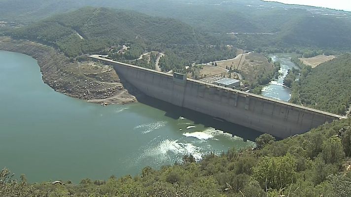 El pantà de Rialb, el més sec: cau la producció d'energia hidroelèctrica