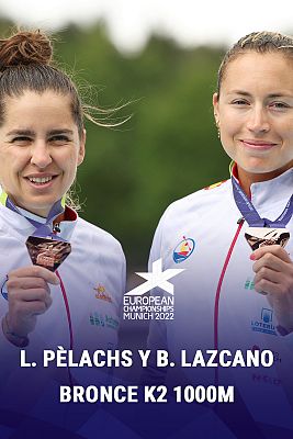Laia Pelachs y Begoña Lazcano, bronce en la final del K2 1000