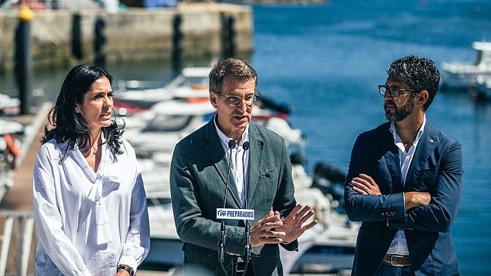 Telediario 1 - El equipo de Casado desmiente a Feijóo y asegura que le informaron del pacto para reformar el CGPJ