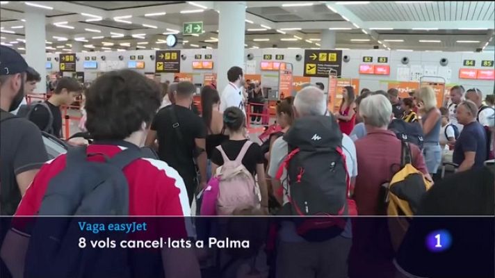 Informatiu Balear - L'Aeroport de Palma és el més afectat per la vaga d'EasyJet amb 8 vols cancelats