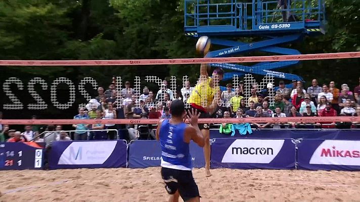 Campeonato de Europa 2022 - Voley playa - Campeonato de Europa. Clasific. masculinas: Carambula/Rossi (Ita.) - Herrera/Gavira (Esp.)