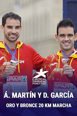Oro para Álvaro Martín y bronce para Diego García en los 20 km marcha