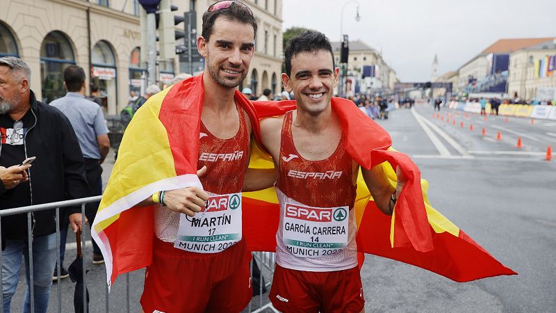 Oro para Álvaro Martín y bronce para Diego García en los 20 km marcha - ver ahora
