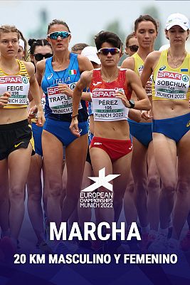 Atletismo - Campeonato de Europa. Sesión matinal. 20km. marcha masculino y femenino