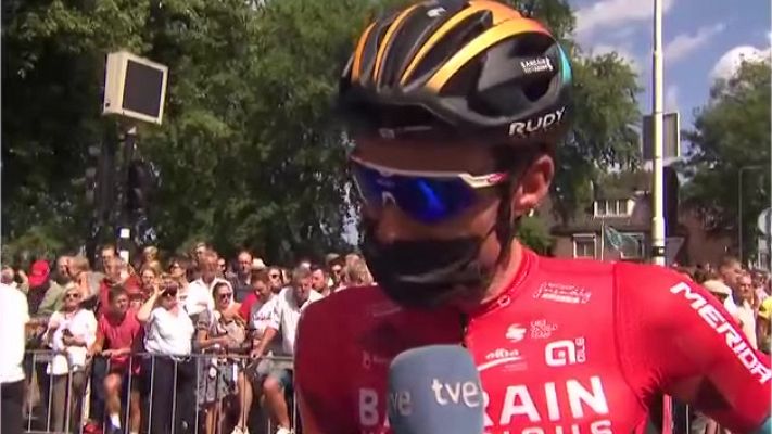 Vuelta 2022 | Luis León Sánchez: "Agradecido con el público holandés pero con ganas de llegar a España"