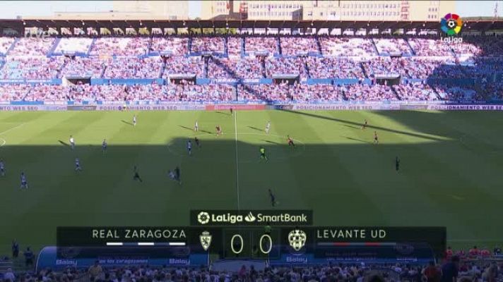 Zaragoza - Levante. Resumen 2ª jornada Liga, Segunda