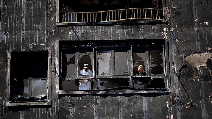 Los vecinos de Bejís y Torás vuelven a casa y hacen balance de los daños ocasionados por el fuego