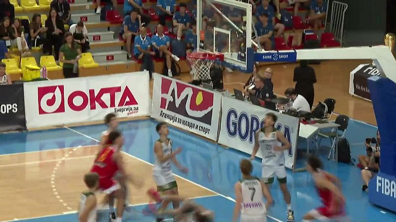 Baloncesto Campeonato de Europa Sub16. Final España Lituania