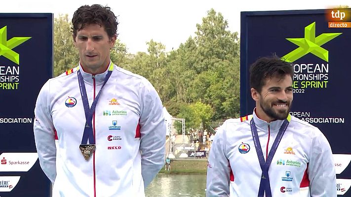 Europeos piragüismo | Cubelos y Peña, plata en K2 1000 - Campeonato de Europa 2022 | Ver