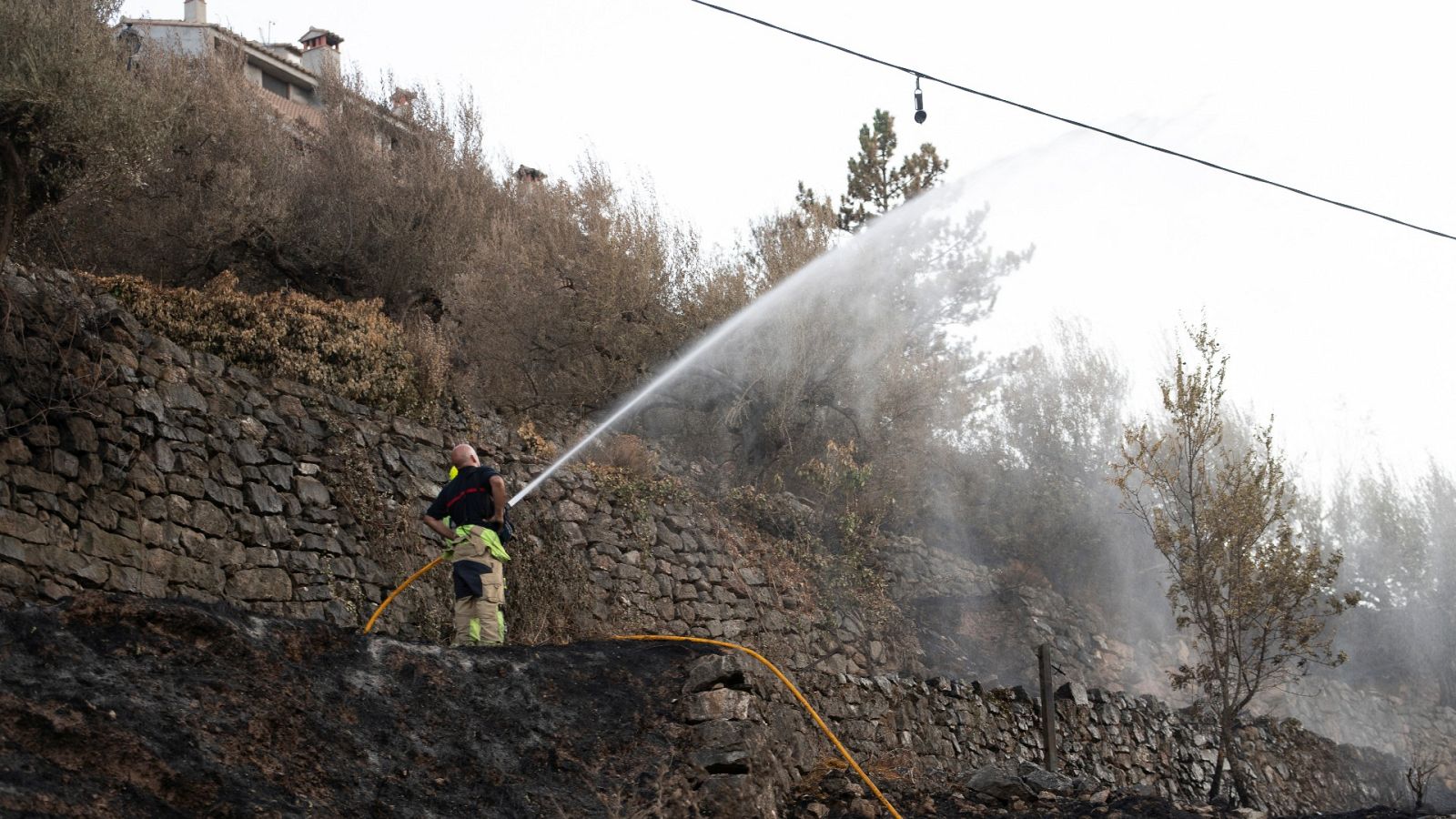 El incendio de Bejís, cerca de estabilizarse