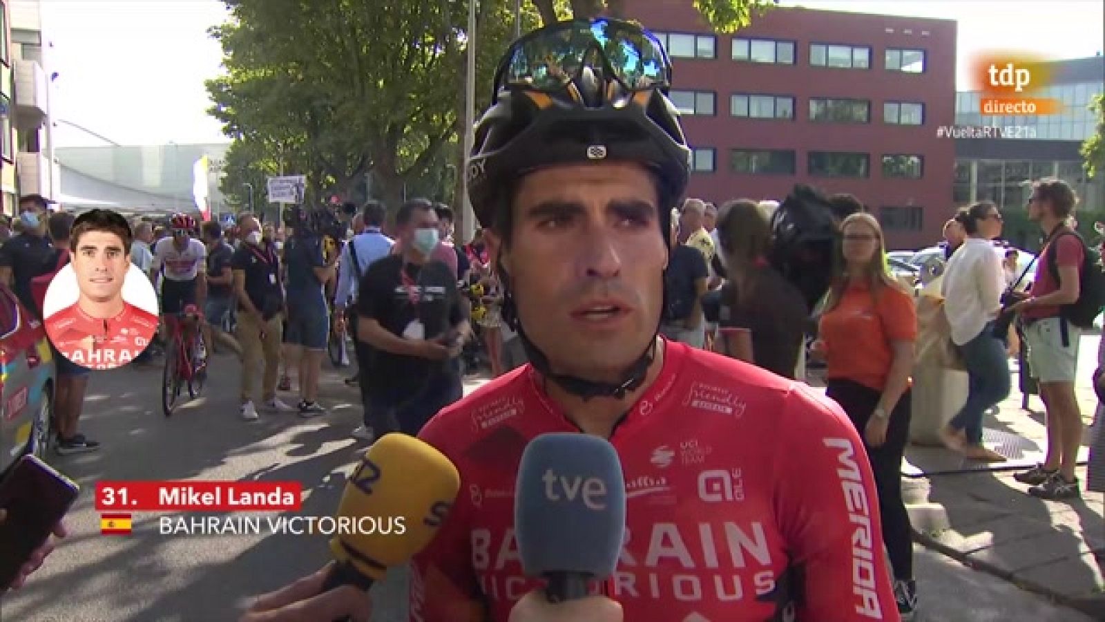 Vuelta 2022 | Mikel Landa: ''Ha sido una etapa nerviosa'' - Ciclismo | Ver