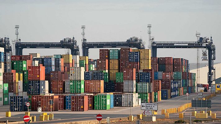 Ocho días de huelga en el mayor puerto de mercancías de Reino Unido