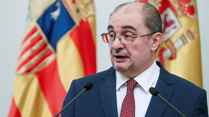 Javier Lambán: "Vamos a pedir la declaración de zona catastrófica por el incendio de Moncayo"