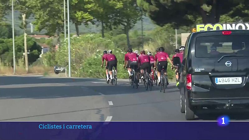 Ciclistes a la carretera: seguretat dels ciclistes a la carretera