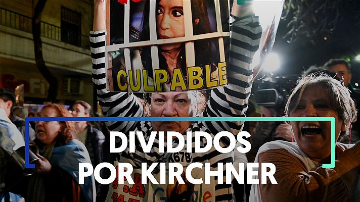 Simpatizantes y opositores de Cristina Fernández de Kirchner se enfrentan en protestas