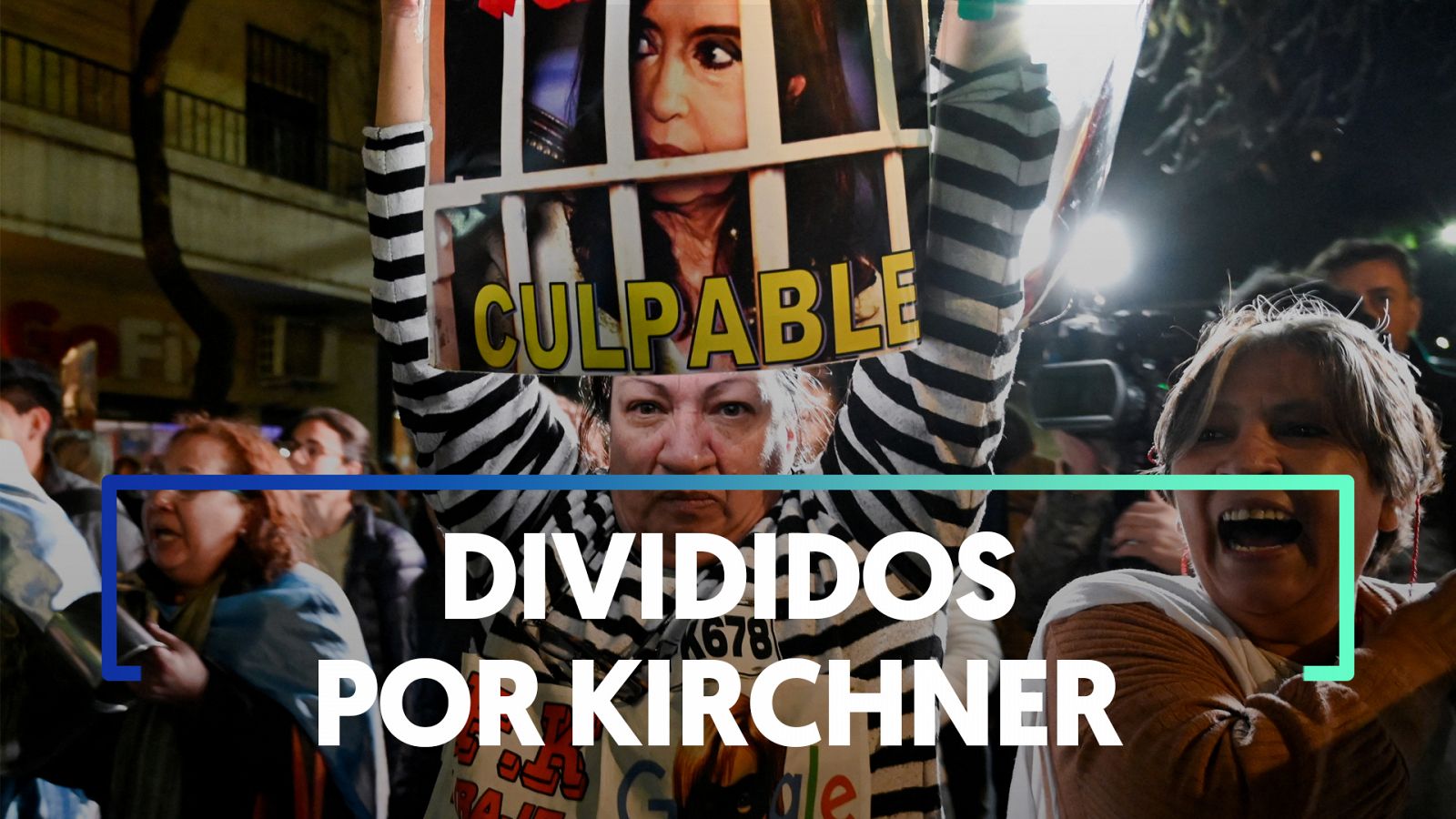 Simpatizantes y opositores de Cristina Fernández de Kirchner se enfrentan en protestas