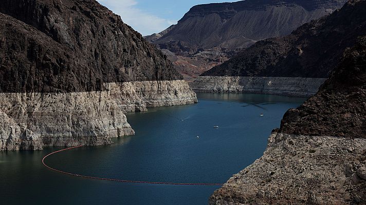 'Megasequía' en los embalses del río Colorado, en Estados Unidos