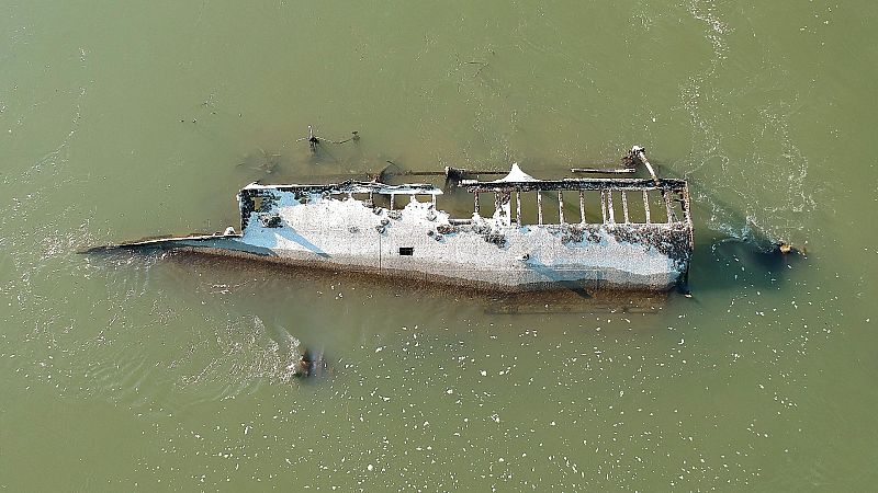 La sequía deja al descubierto decenas de restos arqueológicos del pasado