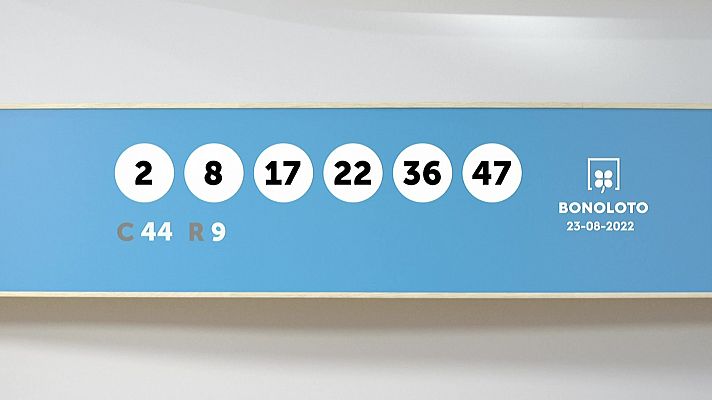 SELAE - Sorteo de la Lotería Bonoloto y Euromillones del 23/08/2022