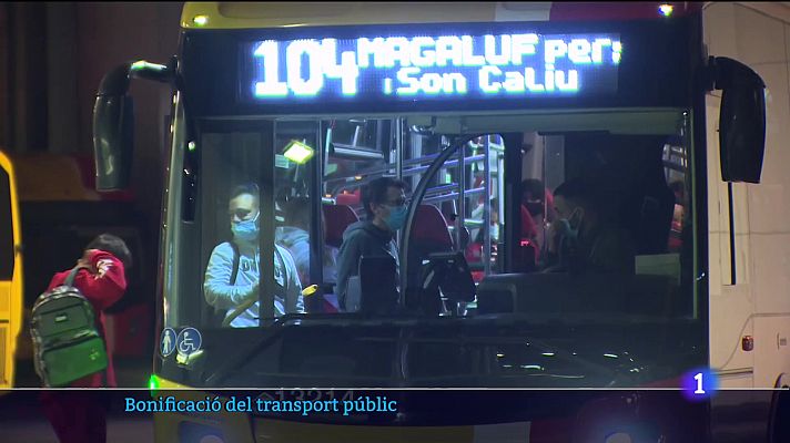 Informatiu Balear - Bonificació del transport públic