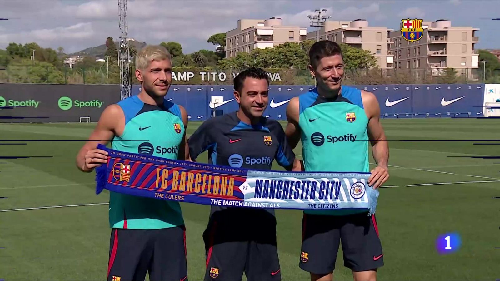 Barça y City se enfrentan para meter un gol a la ELA | Ver