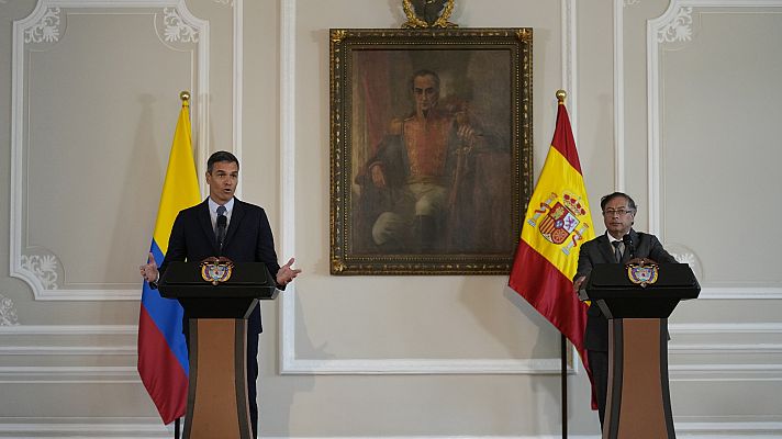 Especiales informativos - Visita oficial de Pedro Sánchez a Colombia
