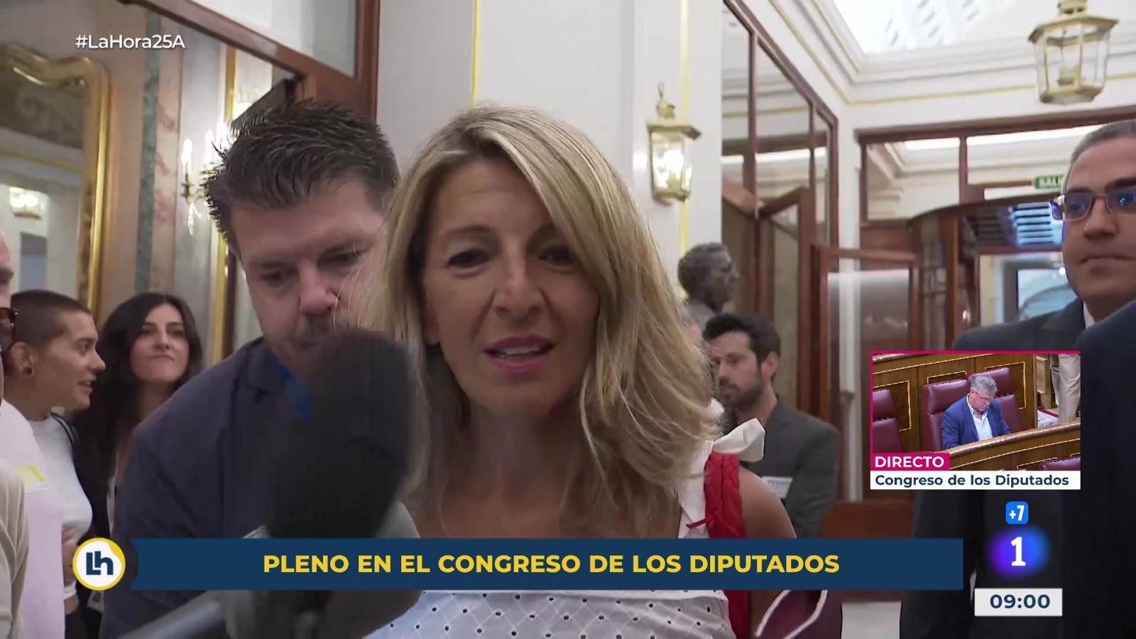 Yolanda Díaz pide a la CEOE que se comprometa con el país y apoya las movilizaciones sindicales - Informativo 24h | Ver