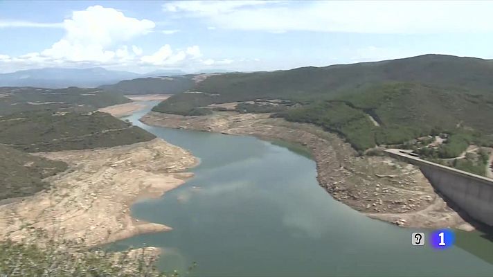 La manca d'aigua ha portat a aturar totalment la central hidroelèctrica del pantà de Rialb