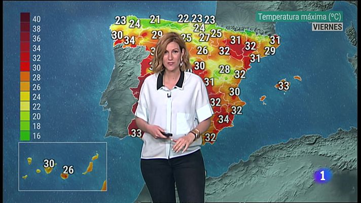 El Tiempo en la Comunitat Valenciana 25/08/22