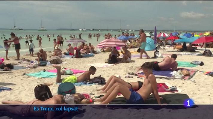 Informatiu Balear - Un estiu més de massificació a Es Trenc