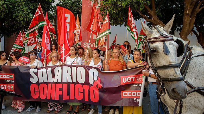 Los sindicatos advierten de que habrá protestas si la CEOE no accede a subir los salarios